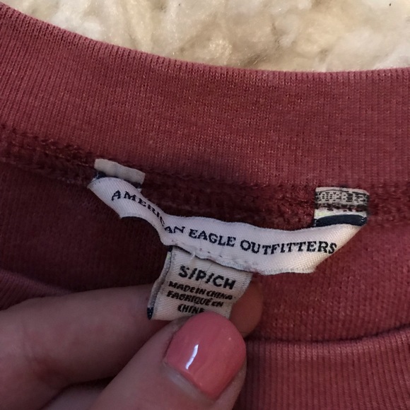 Red Fuzzy Crew Neck - Picture 2 of 2